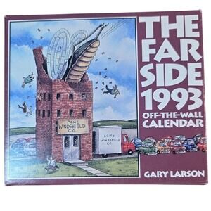 1993 THE FAR SIDE Daily Desk Calendar Off the Wall by Gary Larson‎ BRAND NEW
